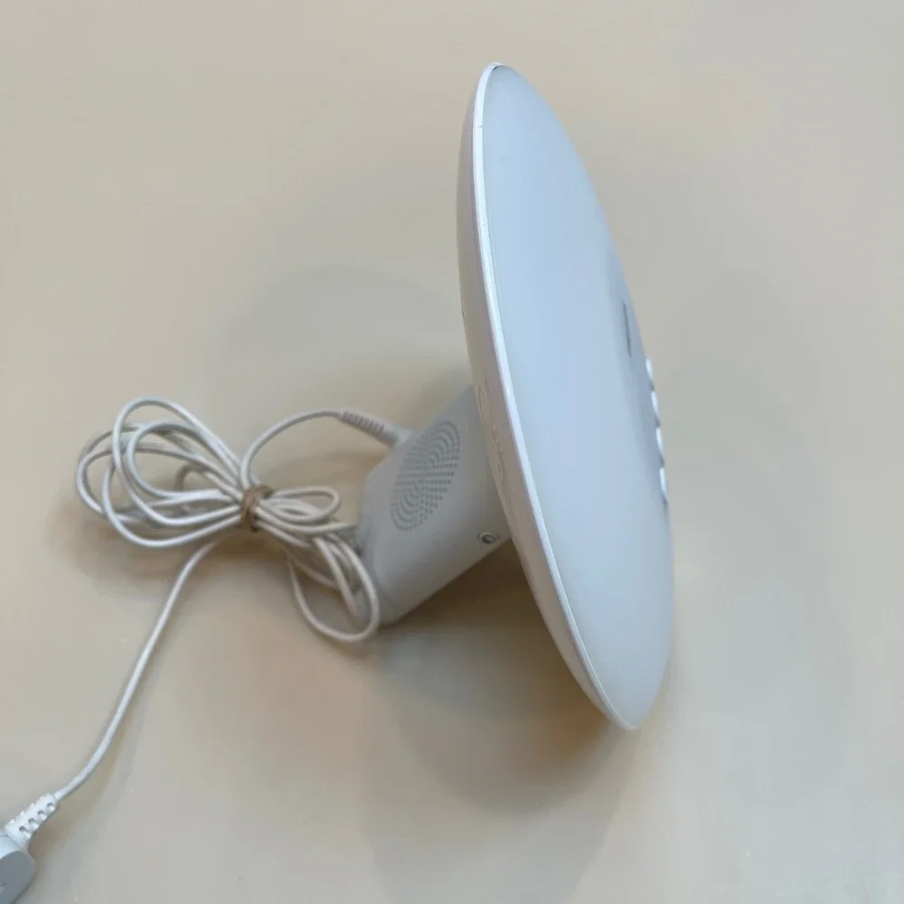 Philips Wake-Up Light Alarm Clock HF3500 Sunrise Simulation White Bedside Lamp